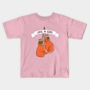 like a girl Kids T-Shirt